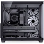 Корпус Jonsbo TK-3 Black: Материал передней панели закаленное стекло