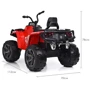 Детский электромобиль Квадроцикл Bambi M 3999EBLR-3 до 35 кг: Материал корпуса пластик