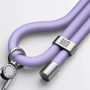 Ремешок для смартфона ArmorStandart Silicone Rope Titanium Violet with Grey holder (ARM76274): Цвет фиолетовый