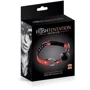 Кляп Fetish Tentation Premium Leather gag with silicone ball Red