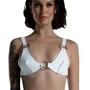 Лиф из натуральной кожи Feral Feelings - Bikini Top White