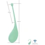 Смарт-виброяйцо Adrien Lastic Palpitation Mint с глубокой вибрацией