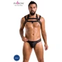 Соблазнительный комплект Passion 043 SET JACOB black XXL/XXXL
