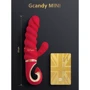 Витой вибратор с клиторальным стимулятором Gvibe Gcandy Mini Red