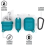 Чехол для наушников Catalyst Waterproof Case Glacier Blue (CATAPDTEAL) for Apple AirPods фото 5