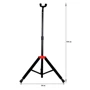 Стойка для гитары Fender Deluxe Hanging Guitar Stand Black/Red: Производитель Fender