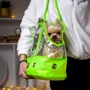 Сумка Lucky Pet Неон №0 для собак желтая -прозрачная 22.5x32.5x28 см (215570): Цвет желтый