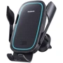 Держатель Baseus Car Holder Wireless Charger Milky Way Pro 15W Black (C40357000111-00)