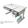 Детский стол Mealux Sherwood XL Energy Multicolor с ящиком (арт. BD-860 W/MC Energy+ящик)