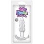 Анальная пробка Jelly Rancher T-plug Ripple, 7.6x3.2 см, прозрачный