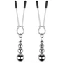 Зажимы для сосков Bedroom Fantasies: Nipple Clamps with Beaded Chain - Silver