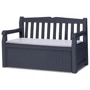 Скамейка-ящик для хранения Keter Eden Bench 265 л серый (7290106923423)