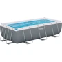 Бассейн Bestway каркасный прямоугольный 404-201-100 см (56442) (фильтр-насос, лестница, ремкомплект, в коробке, 59-165-38 см) фото 1