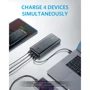 Внешний аккумулятор ANKER Power Bank PowerCore III Elite 25600mAh 87W Black (A1291H11): Сила тока на выходе, A 3