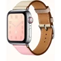 Apple Watch Series 4 Hermes 40mm GPS+LTE Stainless Steel Case with Rose Sakura/Craie/Argile Swift Single Tour (H078727CJAE)