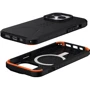 Чохол для iPhone Urban Armor Gear UAG Графічний Magsafe Black (114038114040) for iPhone 14 Pro: Матеріали силикон
