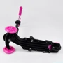 Самокат детский 5в1 с PU колесами и подсветкой Best Scooter Black/Pink (100055): Тип колес литые