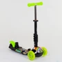 Самокат 5в1 Best Scooter (PU колеса с подсветкой) Абстракция Multicolor (74072): Материал колес полиуретан