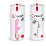 Gvibe Grabbit - Candy Pink вибратор-кролик с тремя моторчиками, 18x3.5 см