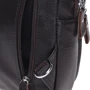 Мужская сумка-слинг Borsa Leather коричневая (K16603-brown): Тип ручки Плечевой ремень, Без ручки