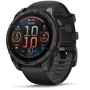 Смарт-часы Garmin Fenix 8 AMOLED 47mm Sapphire Carbon Grey DLC with Black/Pebble Grey Silicone Band (010-02904-21)