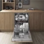 Встраиваемая посудомоечная машина Hotpoint-Ariston HIO 3C22 CW: Размеры 82 х 59.8 x 55.5 см