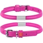 Ошейник круглый WAUDOG Glamour с адресником 13 мм 45-53 см розовый (34787)