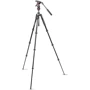Manfrotto Befree Live Aluminum Video Tripod Kit with Twist Leg Locks: Минимальная высота 40 см