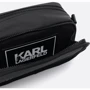 Мужская сумка через плечо Karl Lagerfeld K/KOVER CAMERA BAG черная (226M3065-999): Фактура Гладкая, Матовая