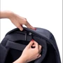 Женский рюкзак антивор XD Design Bobby Compact 14" Zebra черно-белый (P705.651): Фактура Тканая, Матовая
