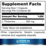 Douglas Laboratories L-Threonine 500 mg L-треонин 60 капсул: Тип L-треонин