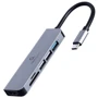 Адаптер Cablexpert Adapter USB-C to 3xUSB+HDMI+SD+microSD (A-CM-COMBO6-02)