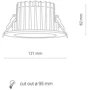 Точечный светильник Nowodvorski 8773 CL KEA LED фото 8