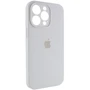 Чехол для iPhone Mobile Case Silicone Case Full Camera Protective White for iPhone 15 Pro Max: Цвет белый