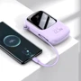 Зовнішній акумулятор Baseus Power Bank 20000mAh з USB-C Cable Q Pow Display 22.5W Purple (PPQD-I05): Вихідна напруга, В 12