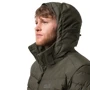 Пуховик Jack Wolfskin Fairmont Men 1203591-4144 46 сіро-зелений зимовий з капюшоном: Фасон Стьобаний