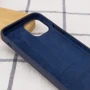 Чехол для iPhone Mobile Case Silicone Case Full Protective Midnight Blue for iPhone 14 Plus: Материалы Силикон