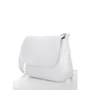 Женская сумка почтальонка Sambag Rose BZN белая (94000008): Материал Искусственная кожа