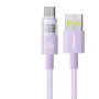 Кабель Baseus USB Cable to USB-C Display 2 Fast Charging Data 100W 1m Purple (P10382701511-00): Тип USB Cable - USB-C