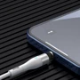 Кабель Baseus USB Cable to Lightning Zinc Magnetic Safe Fast 2.4A 1m White (CALXC-K02) фото 4