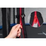 Батут Hop-Sport 8ft black/blue чорно-синій із внутрішньою сіткою 244 см фото 4