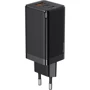 Зарядний пристрій Baseus Wall Charger GaN2 2xUSB-C+USB 65W Black with USB-C Cable (CCGAN2P-B01)