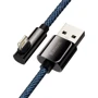 Кабель Baseus USB Cable to Lightning Legend Elbow 2.4A 2m Blue (CACS000103) фото 6