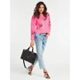 Жіноча сумка тоут Guess Janay Status Satchel чорна (HWQG7738060-BLA): Фактура Стьобана, матова, Гладка