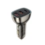 Зарядное устройство WIWU Car Charger 2xUSB+USB-C Geek Wi-QC013 90W Black: Количество USB-портов 3