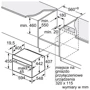 Духовой шкаф электрический Siemens CD714GXB1: Размеры 45.5x59.4x54.8 см