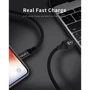 Кабель T-PHOX USB Cable to Lightning Speed 1.2m Black (T-L810 Black): Тип USB 2.0, Lightning