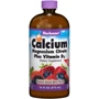Bluebonnet Nutrition Calcium Magnesium Citrate + Vitamin D3, Natural Mixed Berry Flavor, 16 oz (472 ml) (BLB0696)