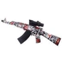 Водяний автомат із гідрогелевими кульками Water Bullet Gun A74 red: Виробник Water gun