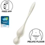 Вагинальные шарики с вибрацией Satisfyer Love Birds 1 Connect App White